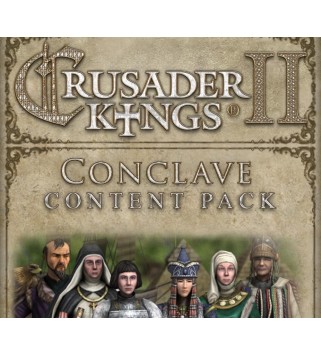 Crusader Kings II - Conclave Content Pack DLC EMEA Steam Key 